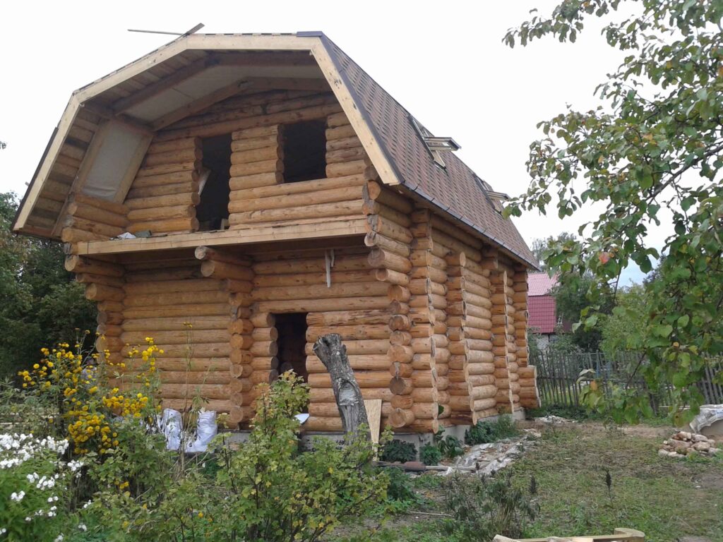 Ломаная кровля с покрытием мягкая кровля 